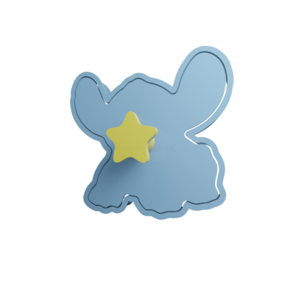 Stitch Cookie Cutter STL 6