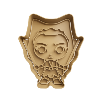 Ahsoka Cute Cookie Cutter STL (Cookie Cutter STL Free)