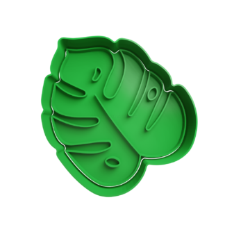 Monstera Leaf Cookie Cutter STL 12