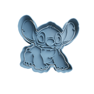 Stitch Cookie Cutter STL 6