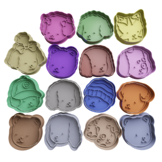 Set Bobbie Goods Cookie Cutter STL
