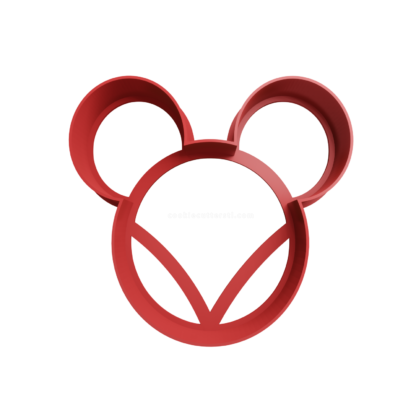 Mickey Silhouette Cookie Cutter STL 3