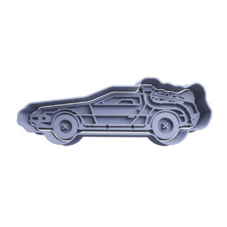 DMC Delorean Cookie Cutter STL