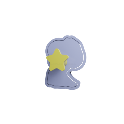 Snoopy Hugging Woodstock 5cm Mini Cookie Cutter STL