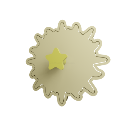 Boho Sun Cookie Cutter STL