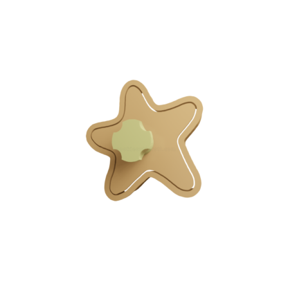 Thicc Starfish with Big Butt Mini Cookie Cutter STL 2