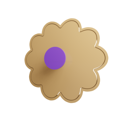 Boho Sun Cookie Cutter STL 3