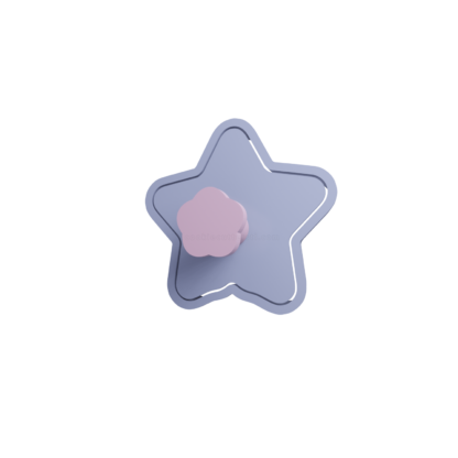 Thicc Starfish with Big Butt Mini Cookie Cutter STL 3