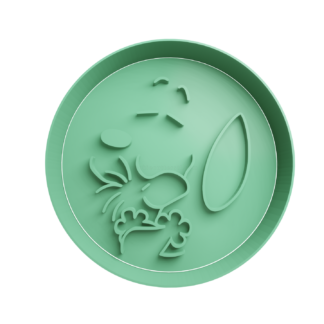 Snoopy with Woodstock Cookie Cutter STL