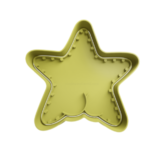 Thicc Starfish with Big Butt Cookie Cutter STL 4