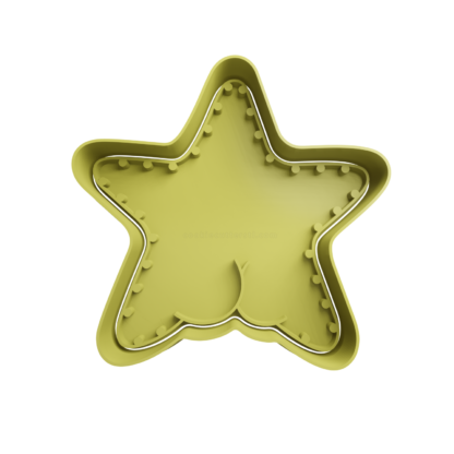 Thicc Starfish with Big Butt Cookie Cutter STL 4
