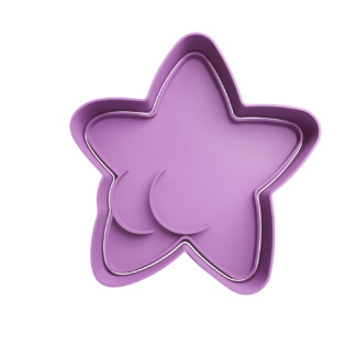 Thicc Starfish with Big Butt Cookie Cutter STL 5