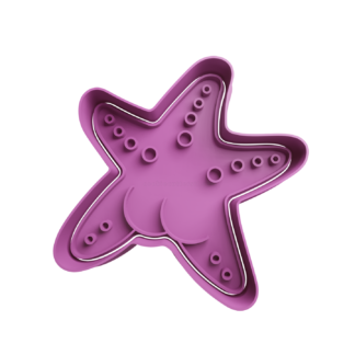 Thicc Starfish with Big Butt Cookie Cutter STL