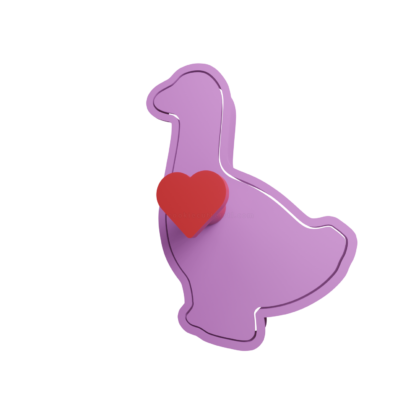 Silly Goose Meme Cookie Cutter STL
