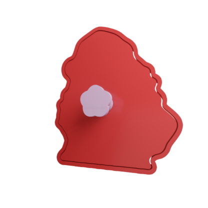 Mariah Carey with Santa Hat Cookie Cutter STL