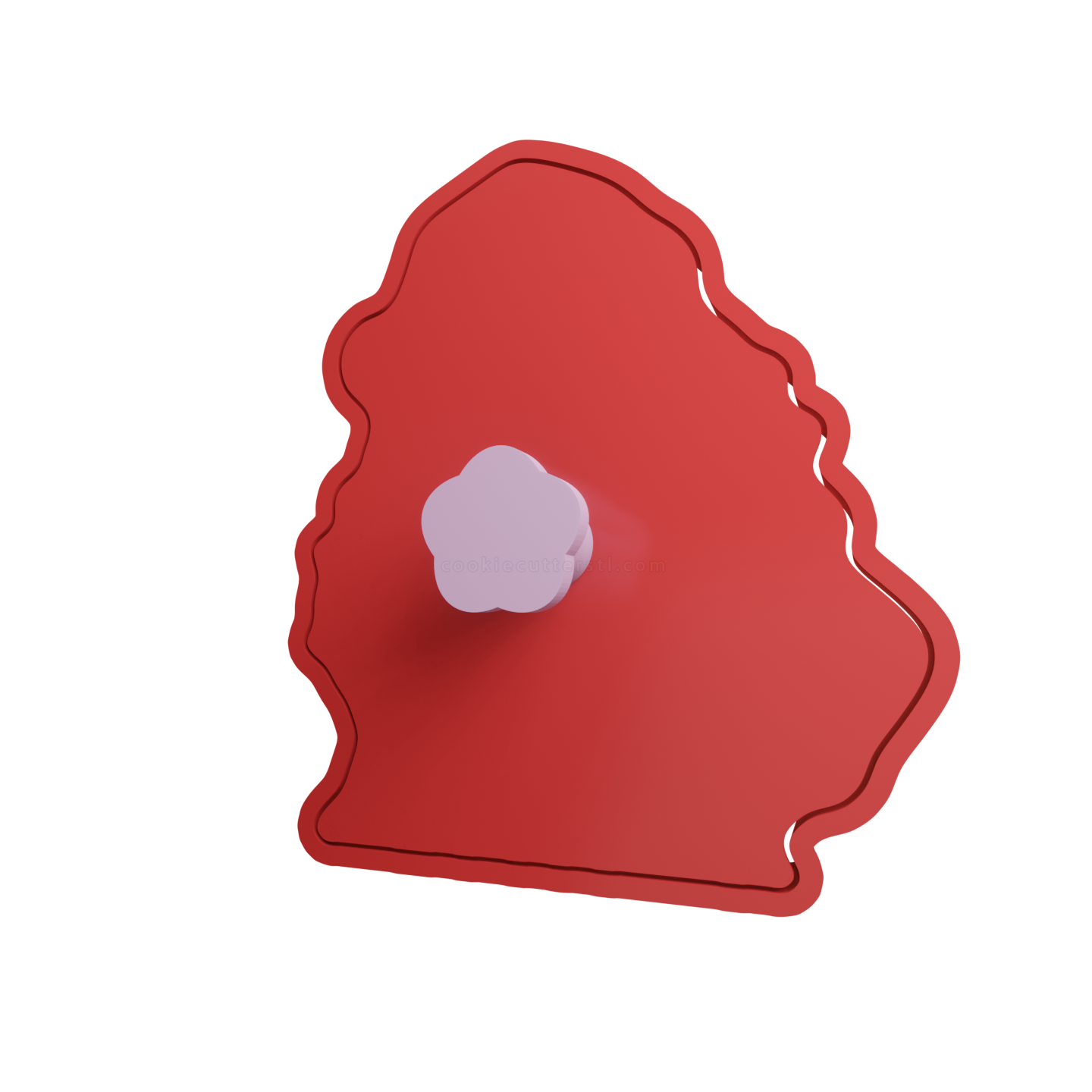 Mariah Carey with Santa Hat Cookie Cutter STL Mariah Carey with Santa Hat Cookie Cutter STL