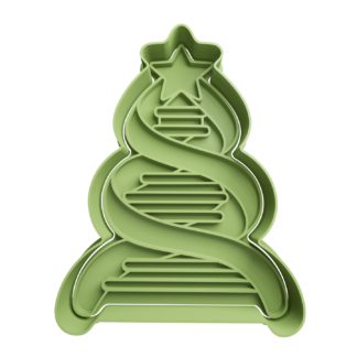 Christmas Tree DNA Cookie Cutter STL