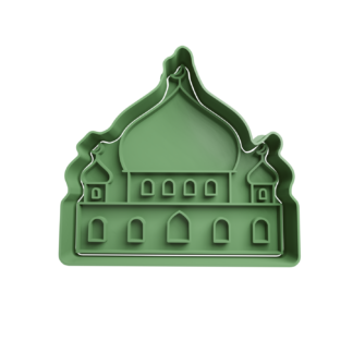 Mosque Cookie Cutter STL Mosque Cookie Cutter STL