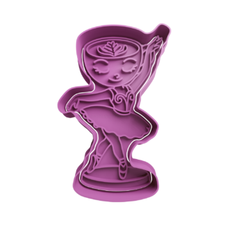 Ballerina Capuchina Meme Cookie Cutter STL 2