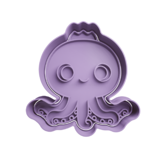 Blueberinni Octopussini Meme Cookie Cutter STL