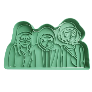 Rumi, Mira & Zoey – demons are never nice Cookie Cutter STL