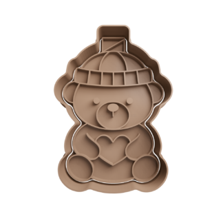 Starbucks Bearista Cold Cup Cookie Cutter STL