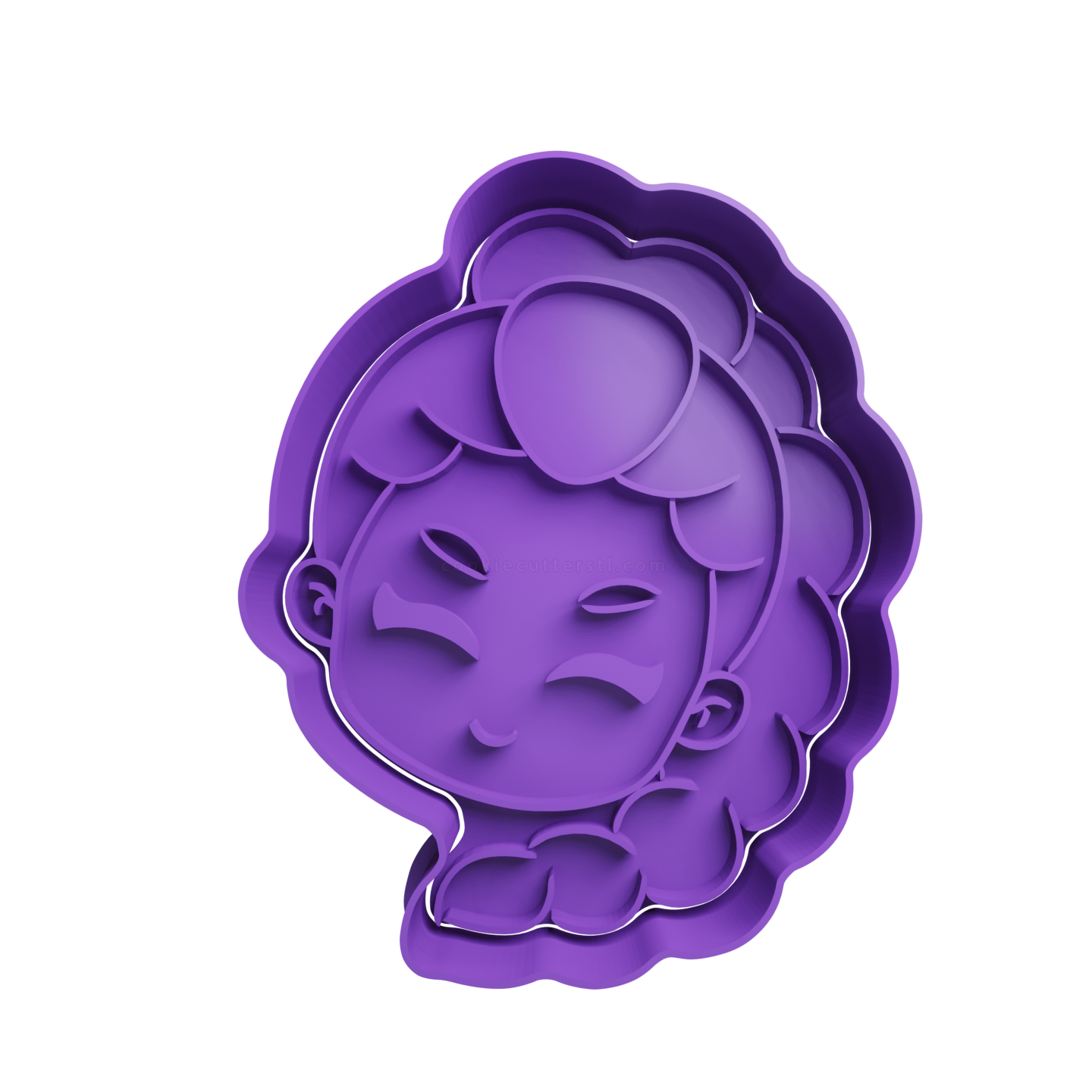 Rumi Head Cookie Cutter STL 4 Rumi Head Cookie Cutter STL 4